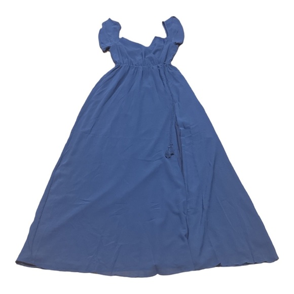 NWT! TOBI XS Elegant Navy Long Blue Maxi Dress - Picture 1 of 14